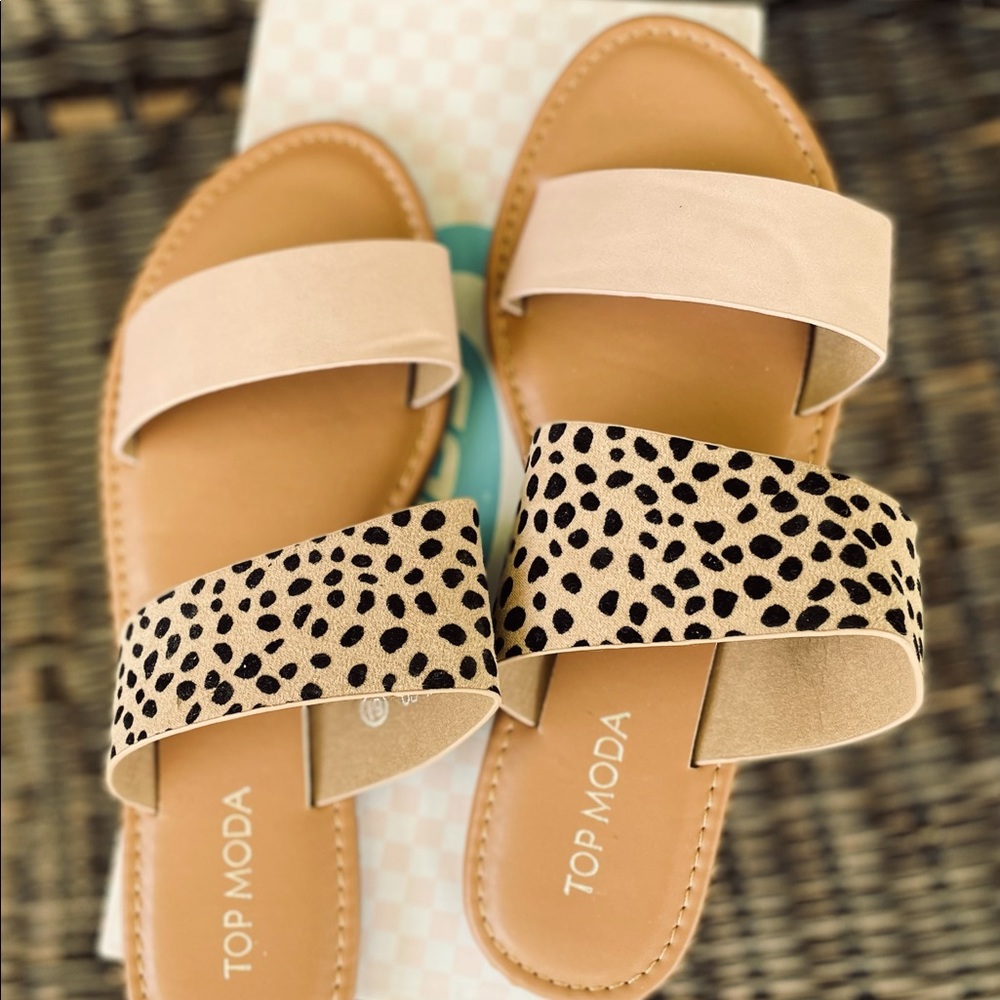 Top Moda Sandals Ladies Size 6.5